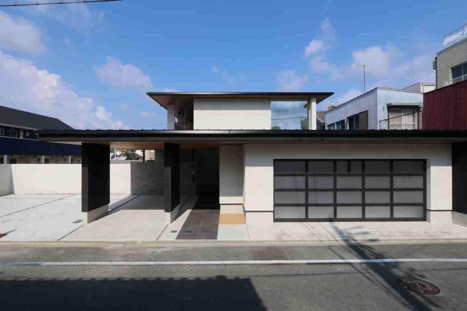 外観集 シンプルモダン 洋風の家 注文住宅を愛知で建てる神谷綜合建設の写真集