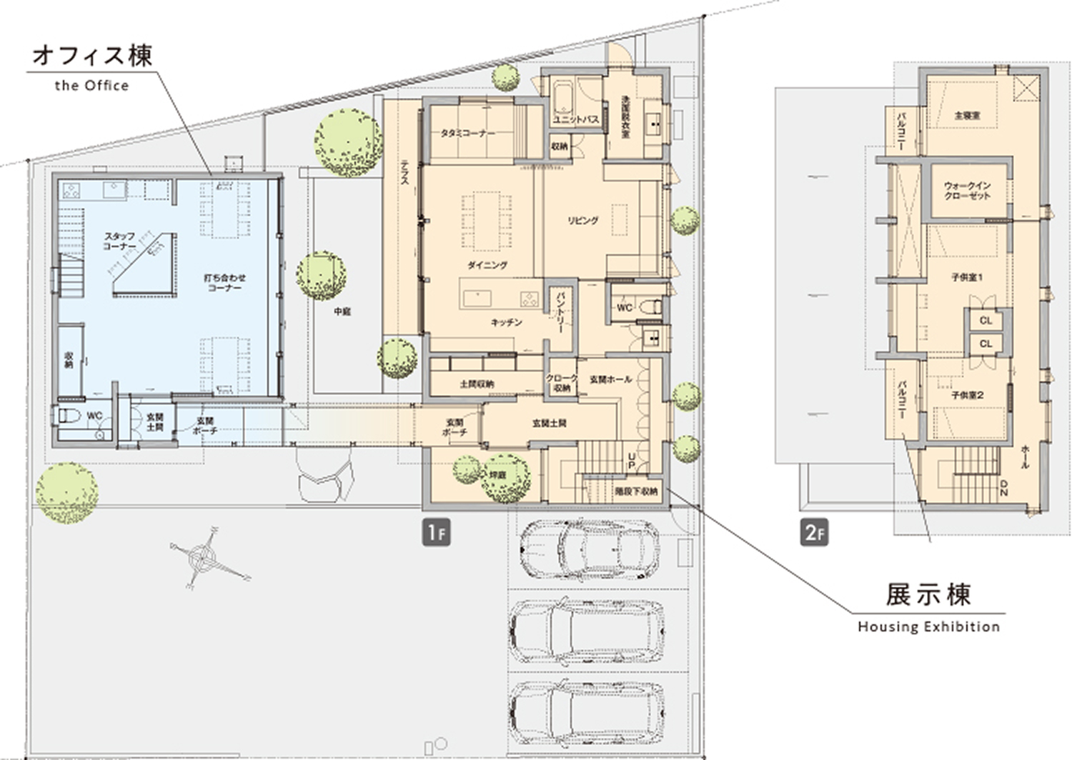 南瓦町スタジオの間取り図
