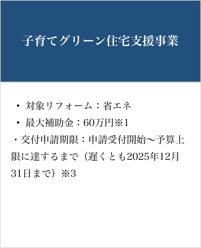 子育てグリーン住宅支援事業