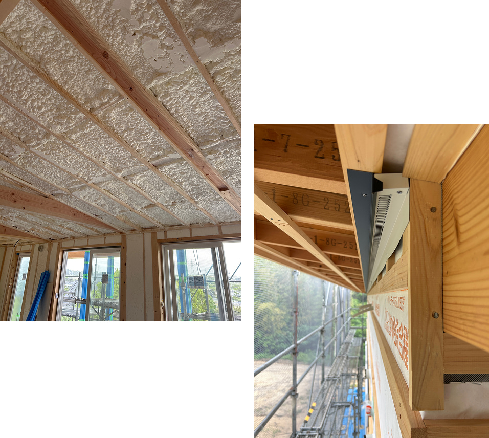 ウレタンフォームと外壁通気工法